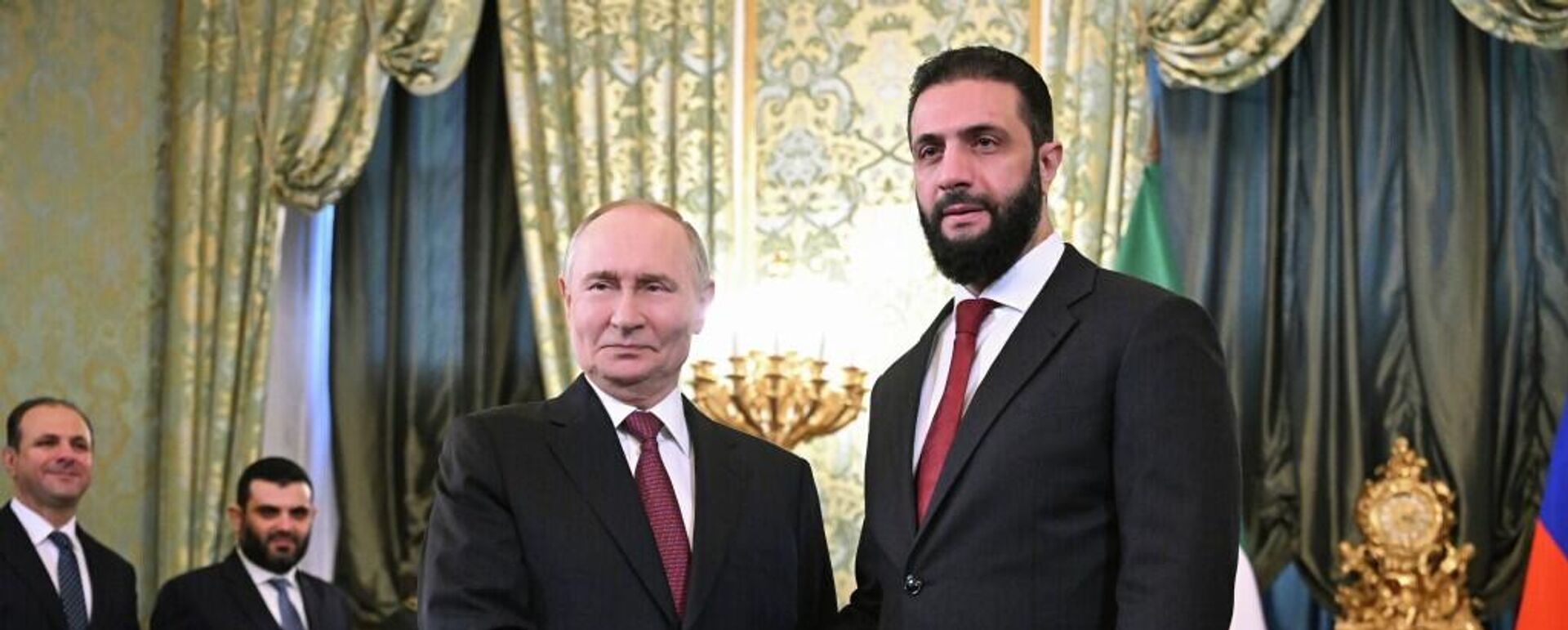 普京：很高興在莫斯科見到敘利亞領導人艾哈邁德·沙拉 - 俄羅斯衛星通訊社, 1920, 15.10.2025
