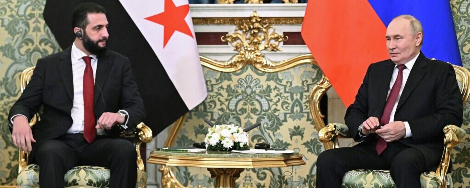 普京会见叙利亚过渡时期总统时指出，俄叙关系发展方面已取得诸多进展 - 俄罗斯卫星通讯社, 1920, 28.01.2026