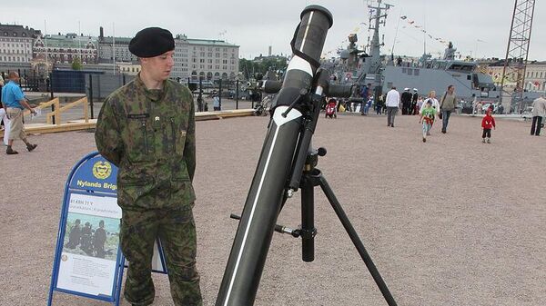 芬兰制造的120毫米迫击炮KRH92 - 俄罗斯卫星通讯社