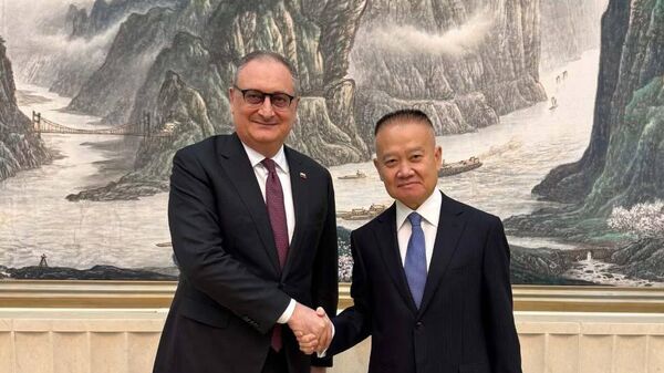 Игорь Моргулов провел встречу с  Лю Хайсином - 俄罗斯卫星通讯社