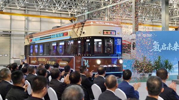 中国首列氢动力旅游列车 - 俄罗斯卫星通讯社