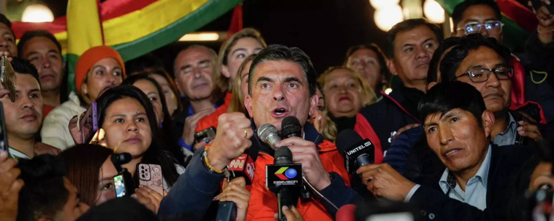 玻利維亞中間派候選人羅德里戈·帕斯贏得總統大選 - 俄羅斯衛星通訊社, 1920, 20.10.2025