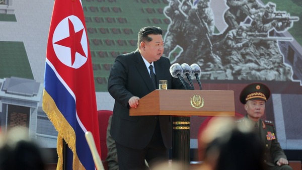 金正恩出席海外军事作战功勋纪念馆奠基典礼 - 俄罗斯卫星通讯社