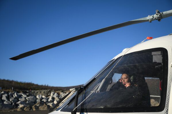 伊琳娜·多利尼娜在起飞前的照片。 - 俄罗斯卫星通讯社