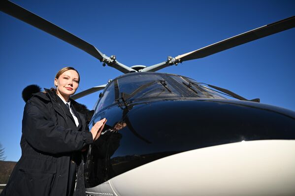 伊琳娜·多利尼娜在起飞前。 - 俄罗斯卫星通讯社