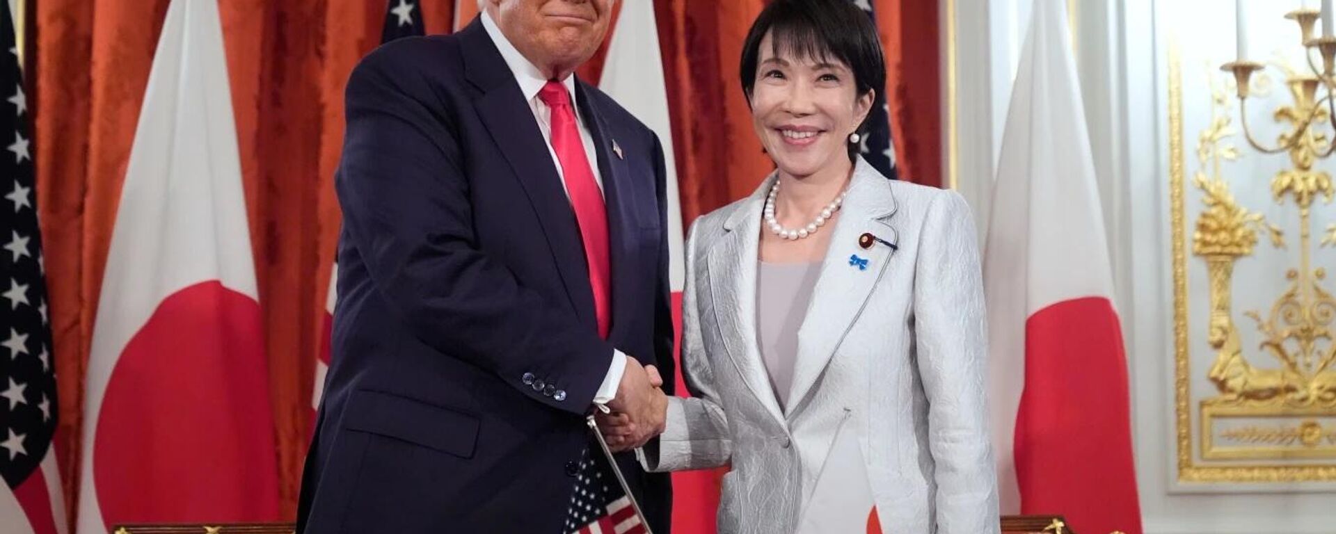 高市早苗與特朗普在東京會談 - 俄羅斯衛星通訊社, 1920, 29.10.2025