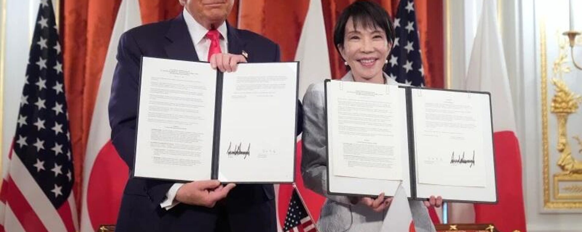 特朗普与高市早苗签署确保稀土供应的协议 - 俄罗斯卫星通讯社, 1920, 28.10.2025