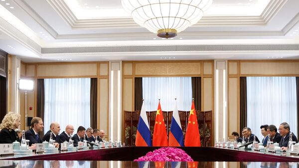 俄总理米舒斯京与中国国务院总理李强举行会谈 - 俄罗斯卫星通讯社