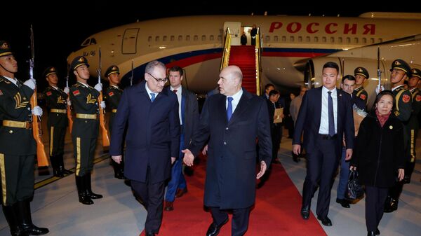 俄罗斯总理米舒斯京抵达北京 - 俄罗斯卫星通讯社