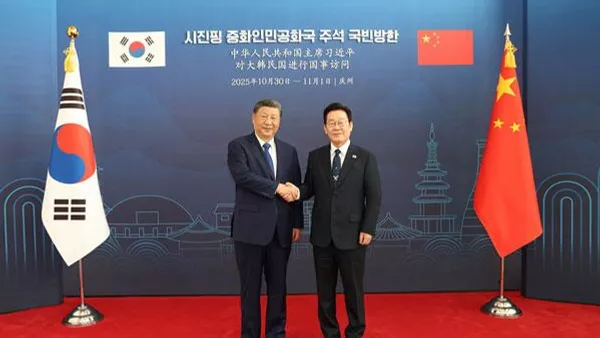 媒体：中韩领导人会晤将于5日举行，共商民生与和平问题 - 俄罗斯卫星通讯社