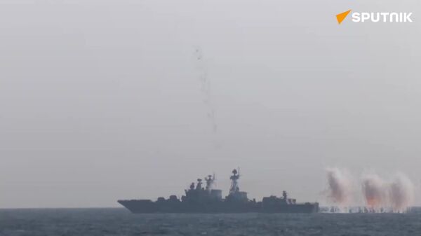 太平洋舰队舰艇在演习中成功拦截“敌”方导弹 - 俄罗斯卫星通讯社