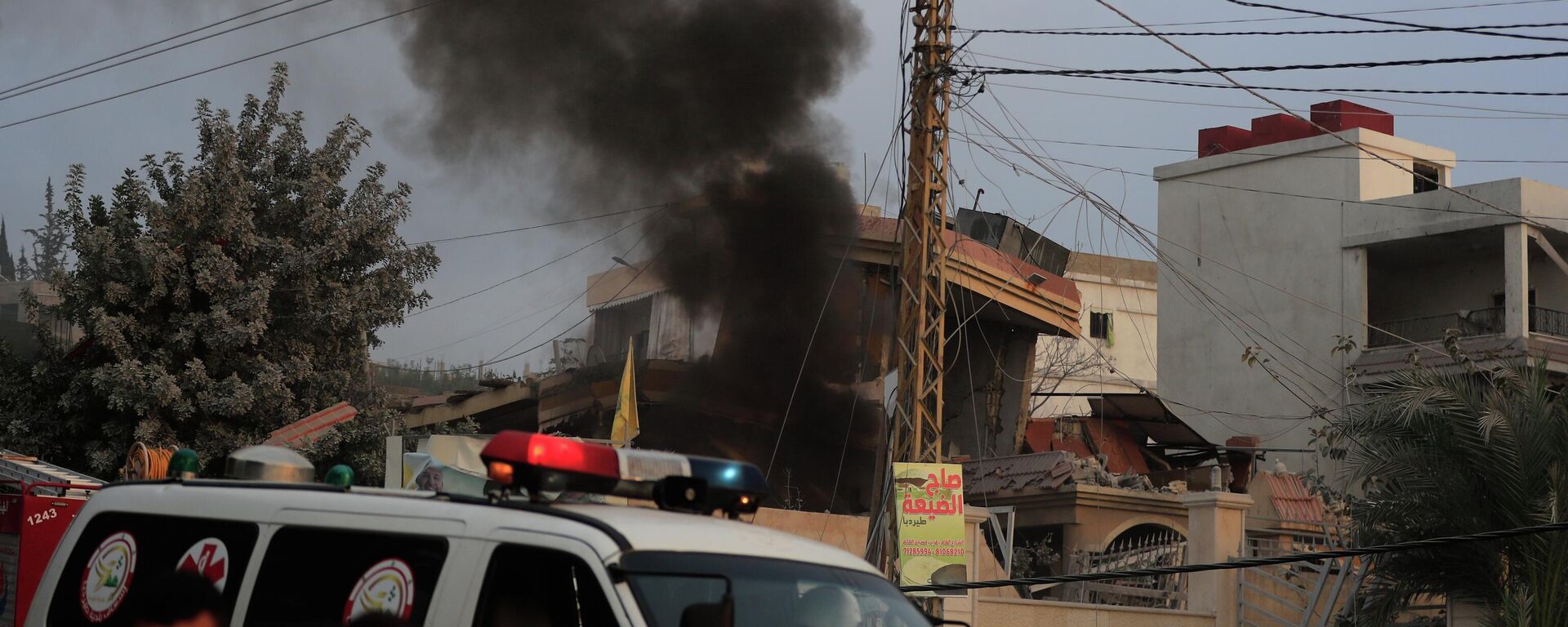 以色列空军袭击黎巴嫩南部两处居民点 - 俄罗斯卫星通讯社, 1920, 04.12.2025