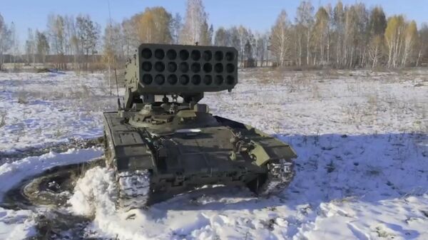 俄技集团向俄军交付一批配备新型防护的“日炙”喷火系统 - 俄罗斯卫星通讯社