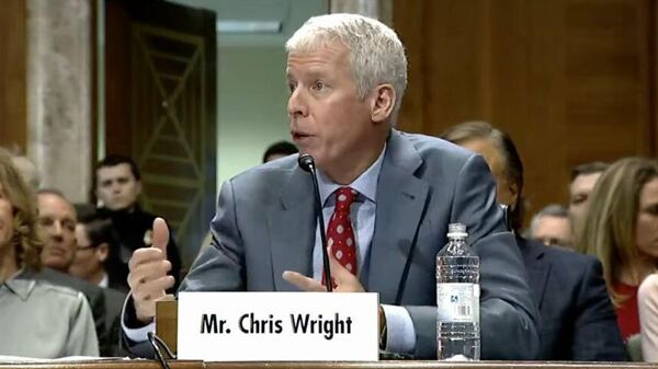 美國能源部長克里斯•賴特 - 俄羅斯衛星通訊社