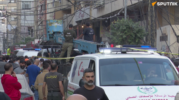 以军空袭贝鲁特南郊居民楼 - 俄罗斯卫星通讯社