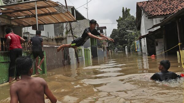 印尼洪災（資料圖片） - 俄羅斯衛星通訊社
