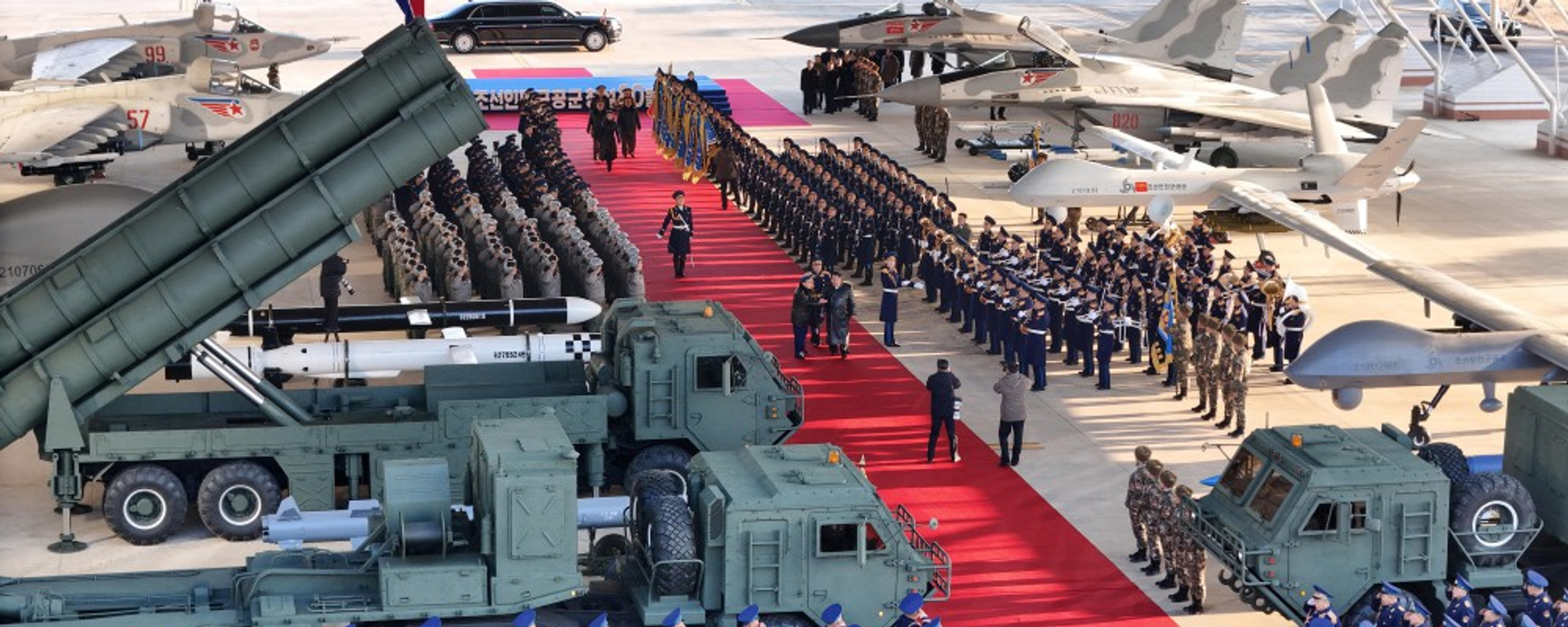 Прошли торжественные мероприятия в честь 80-летия создания ВВС КНА - 俄罗斯卫星通讯社, 1920, 30.11.2025