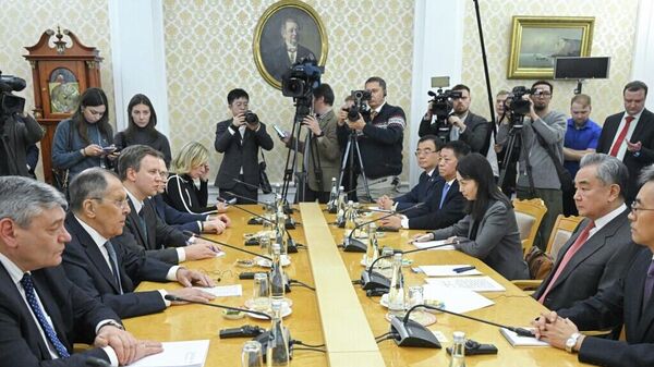 俄中外长会晤 - 俄罗斯卫星通讯社