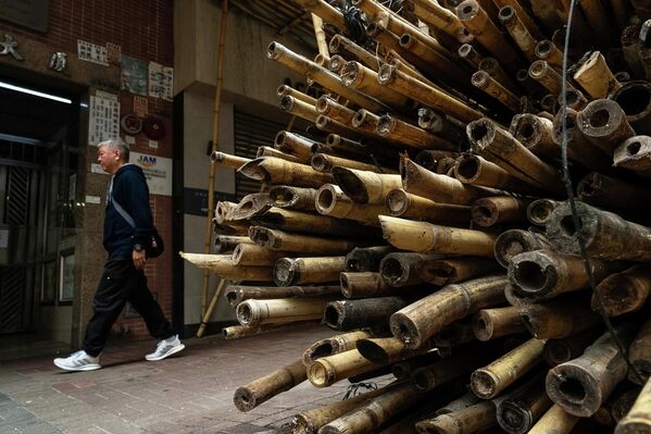 竹板腳手架 - 俄羅斯衛星通訊社