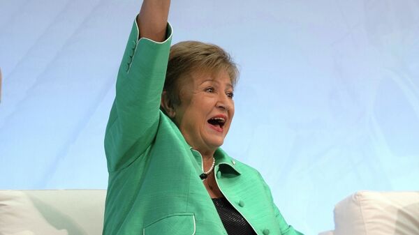 国际货币基金组织总裁克里斯塔利娜•格奥尔基耶娃 - 俄罗斯卫星通讯社