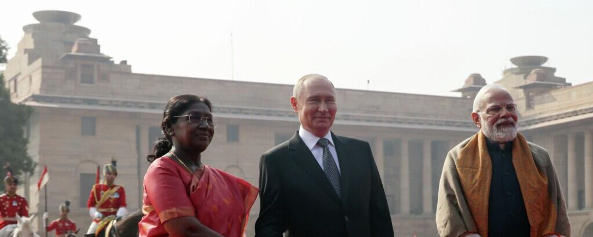 普京总统会见印度总统穆尔穆 - 俄罗斯卫星通讯社, 1920, 05.12.2025