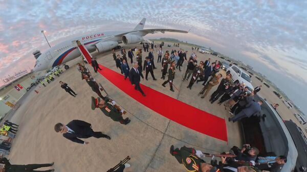 绍伊古抵达老挝 - 俄罗斯卫星通讯社