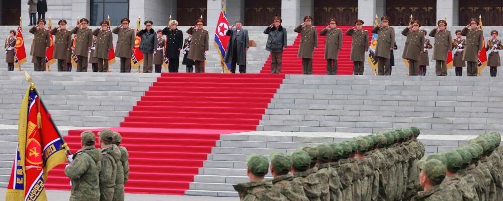 朝鲜举行仪式欢迎朝鲜人民军第528工兵团回国 - 俄罗斯卫星通讯社, 1920, 14.12.2025