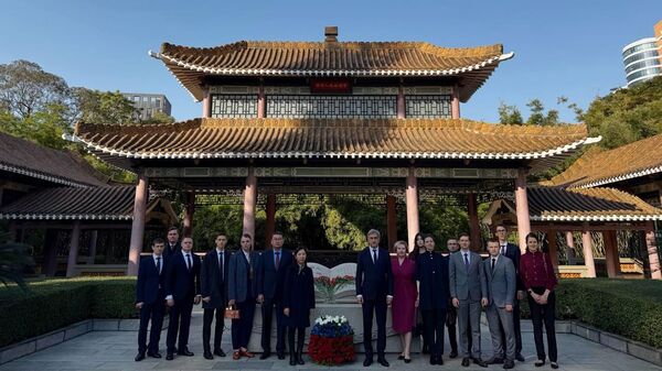 俄驻广州总领事馆：纪念阵亡苏联外交官的活动在广州举行 - 俄罗斯卫星通讯社