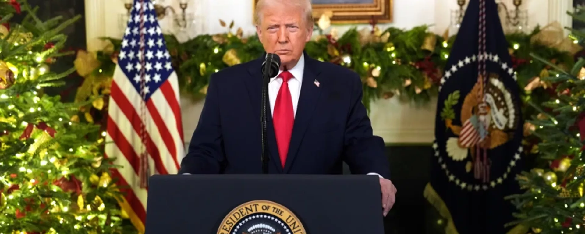 特朗普在全国讲话中未提乌克兰问题和委内瑞拉局势 - 俄罗斯卫星通讯社, 1920, 18.12.2025