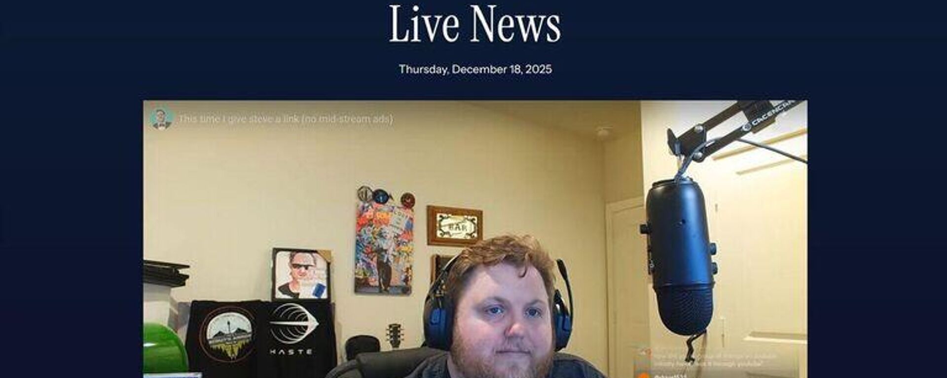 白宮網站深夜出現奇怪直播 - 俄羅斯衛星通訊社, 1920, 19.12.2025