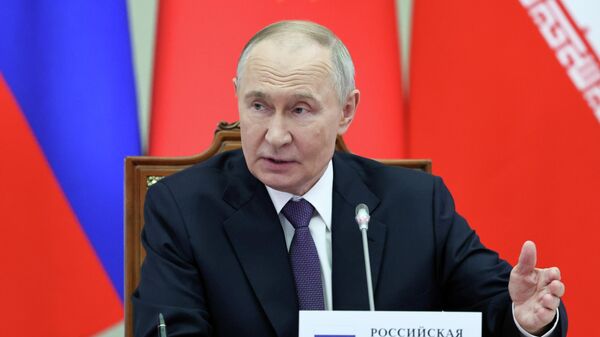 俄罗斯总统普京在欧亚经济委员会最高理事会会议上 - 俄罗斯卫星通讯社