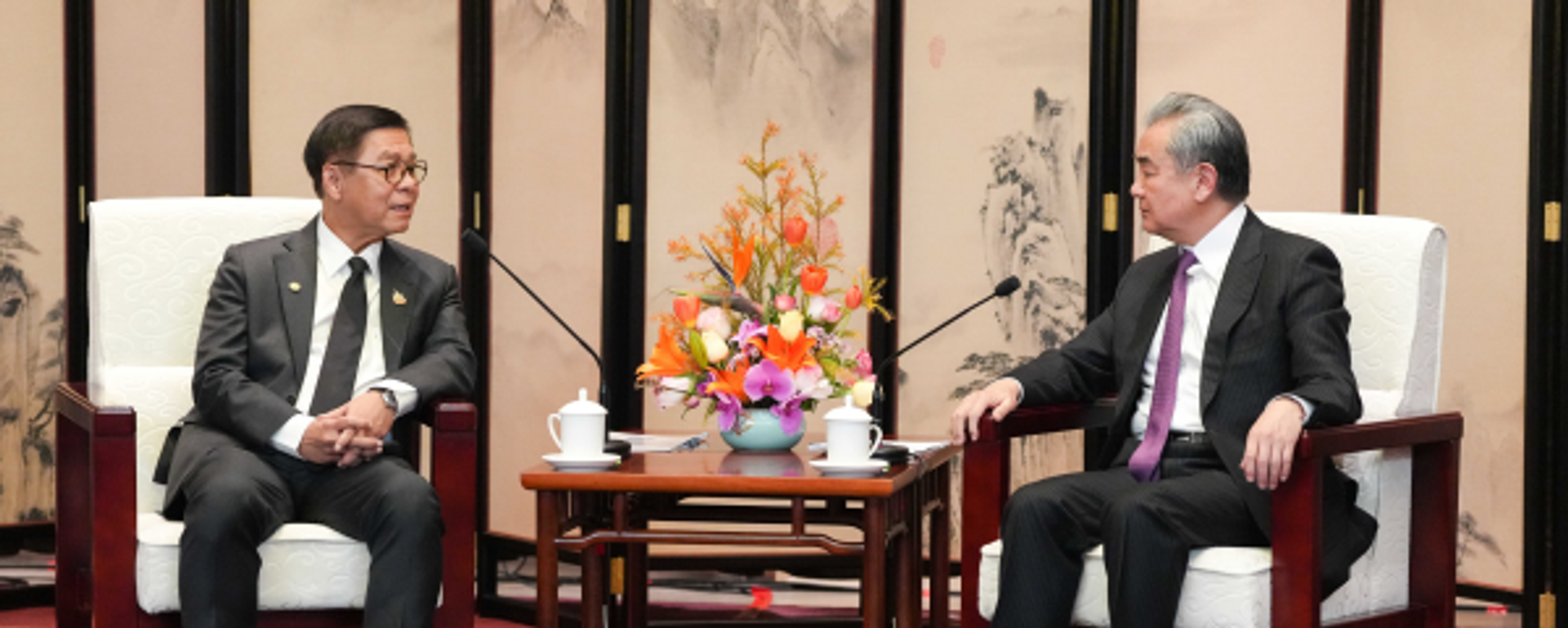 王毅会见泰国外长西哈萨 - 俄罗斯卫星通讯社, 1920, 29.12.2025