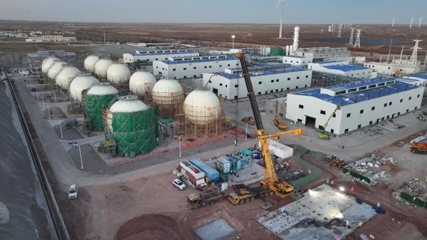 中国自主研发的全球首台30兆瓦级纯氢燃气轮机（资料图） - 俄罗斯卫星通讯社