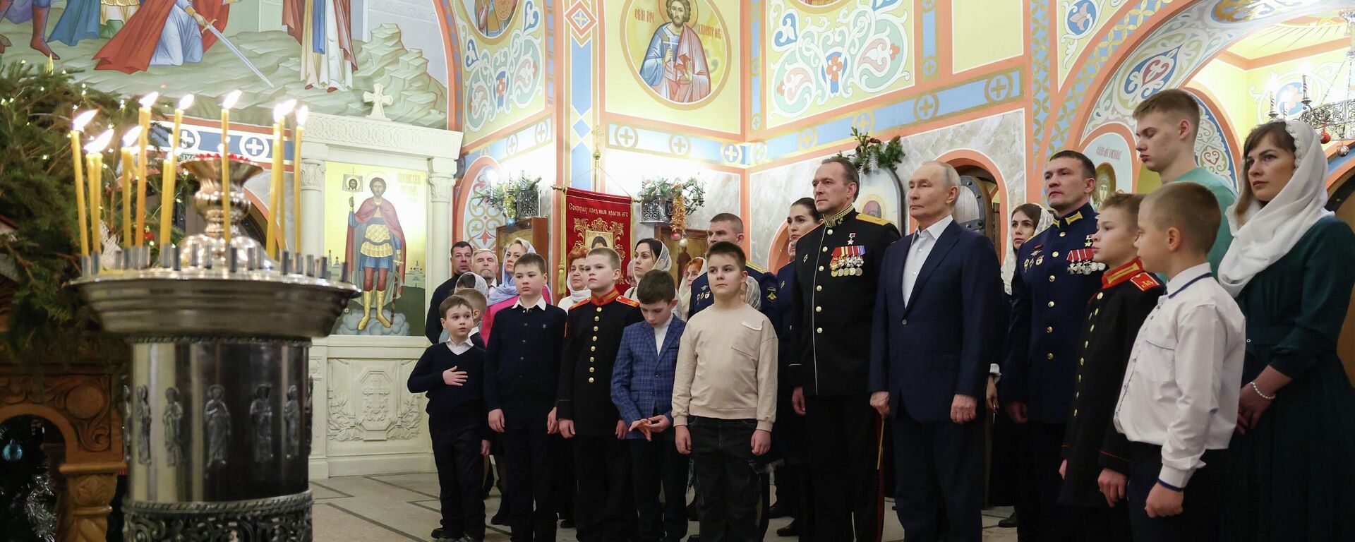 普京向东正教信徒祝贺耶稣圣诞节 - 俄罗斯卫星通讯社, 1920, 07.01.2026