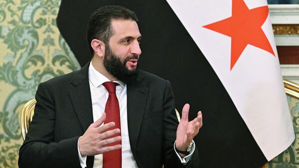 叙利亚过渡期总统艾哈迈德·沙拉 - 俄罗斯卫星通讯社