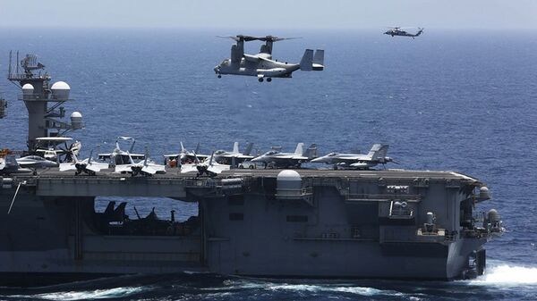 “亚伯拉罕·林肯”号航母（资料图片） - 俄罗斯卫星通讯社