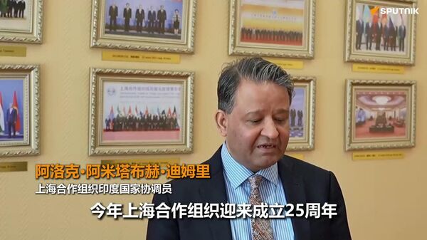 印度国家协调员：上合组织成立25周年，凝聚欧亚大陆力量 - 俄罗斯卫星通讯社