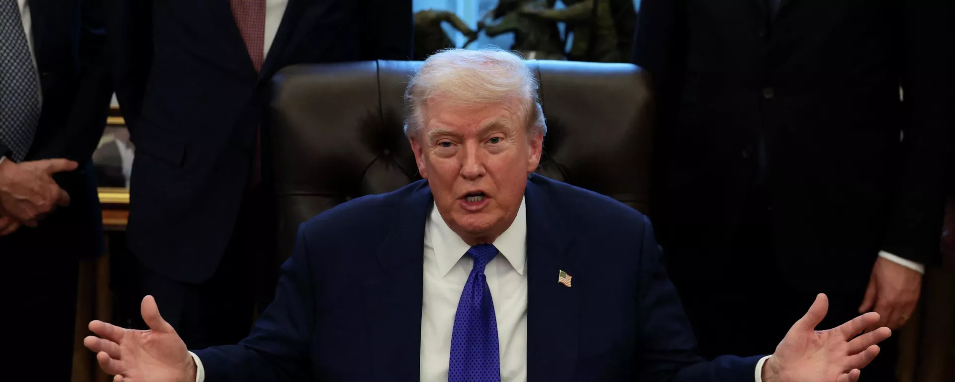 特朗普评论对伊朗的袭击时指出美国拥有大量弹药 - 俄罗斯卫星通讯社, 1920, 02.03.2026