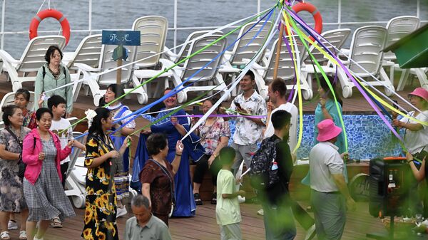 中国旅客在符拉迪沃斯托克 - 俄罗斯卫星通讯社