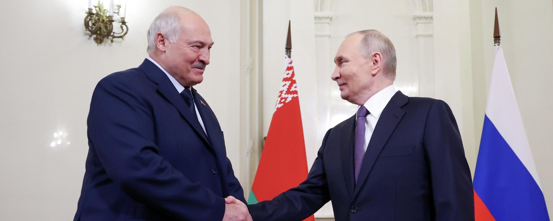 俄罗斯总统普京与白俄罗斯总统卢卡申科 - 俄罗斯卫星通讯社, 1920, 09.02.2026