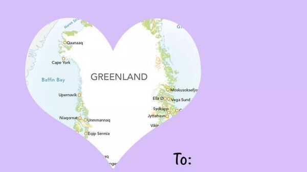 Белый дом опубликовал валентинки с Гренландией, Мадуро и мигрантами - 俄罗斯卫星通讯社