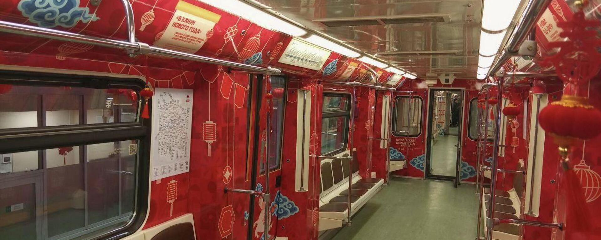 莫斯科地铁举行春节主题列车发车仪式 - 俄罗斯卫星通讯社, 1920, 17.02.2026