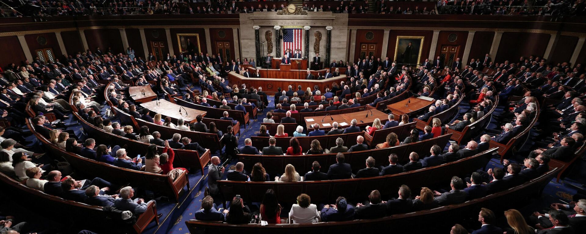 特朗普发表国情咨文讲话 - 俄罗斯卫星通讯社, 1920, 25.02.2026