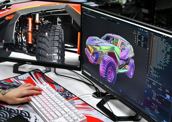 高端全地形车的计算机建模设计部门 - 俄罗斯卫星通讯社