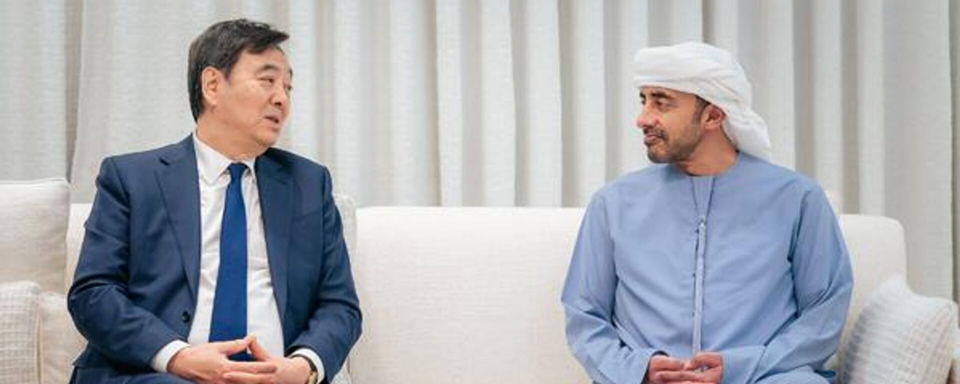 中国政府中东问题特使翟隽会见阿联酋副总理兼外长阿卜杜拉 - 俄罗斯卫星通讯社, 1920, 11.03.2026