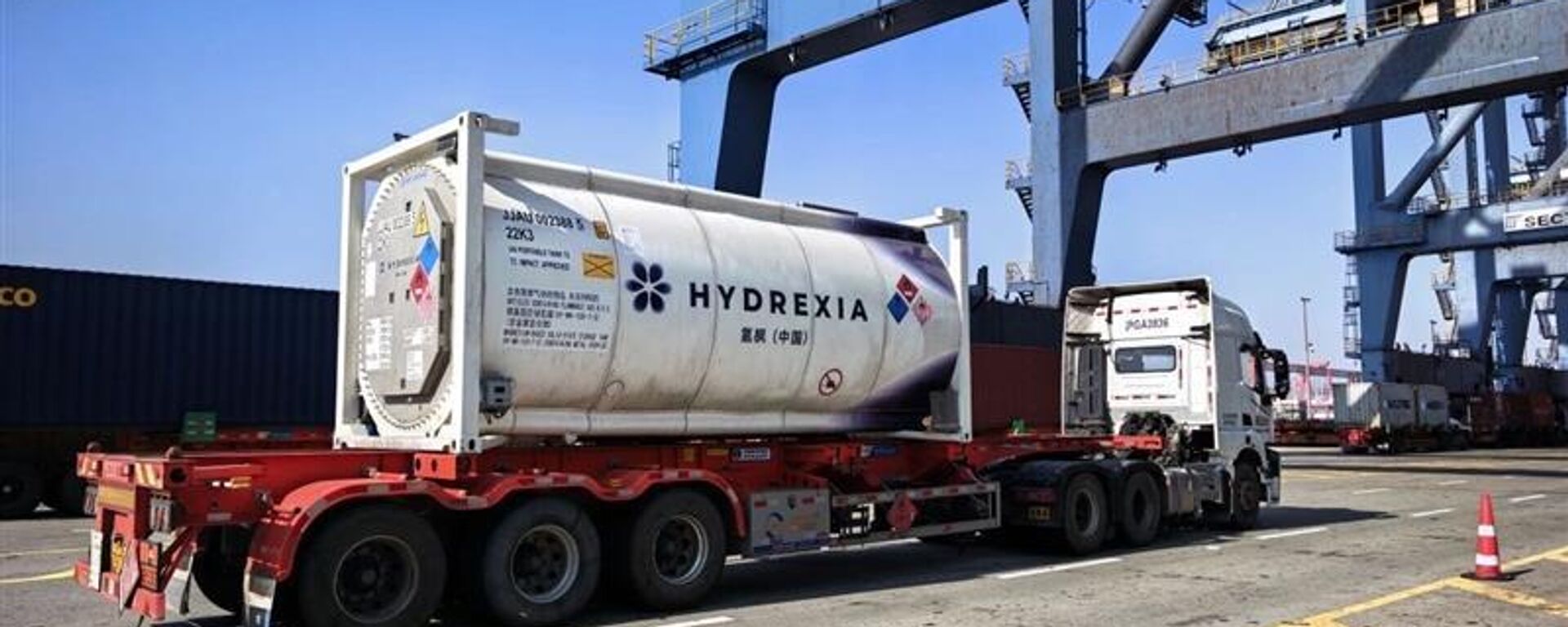 中國大型固態儲氫設備實現首次充氫狀態海運出口 - 俄羅斯衛星通訊社, 1920, 12.03.2026