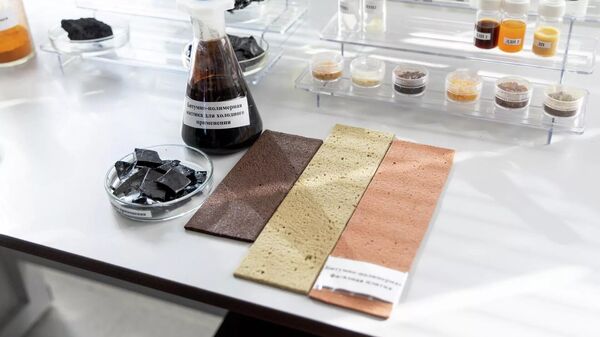 沥青胶泥和外墙板样品 - 俄罗斯卫星通讯社