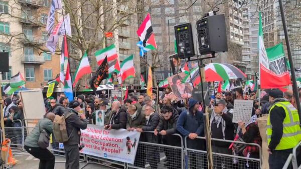 伦敦举行大规模亲伊朗游行 - 俄罗斯卫星通讯社