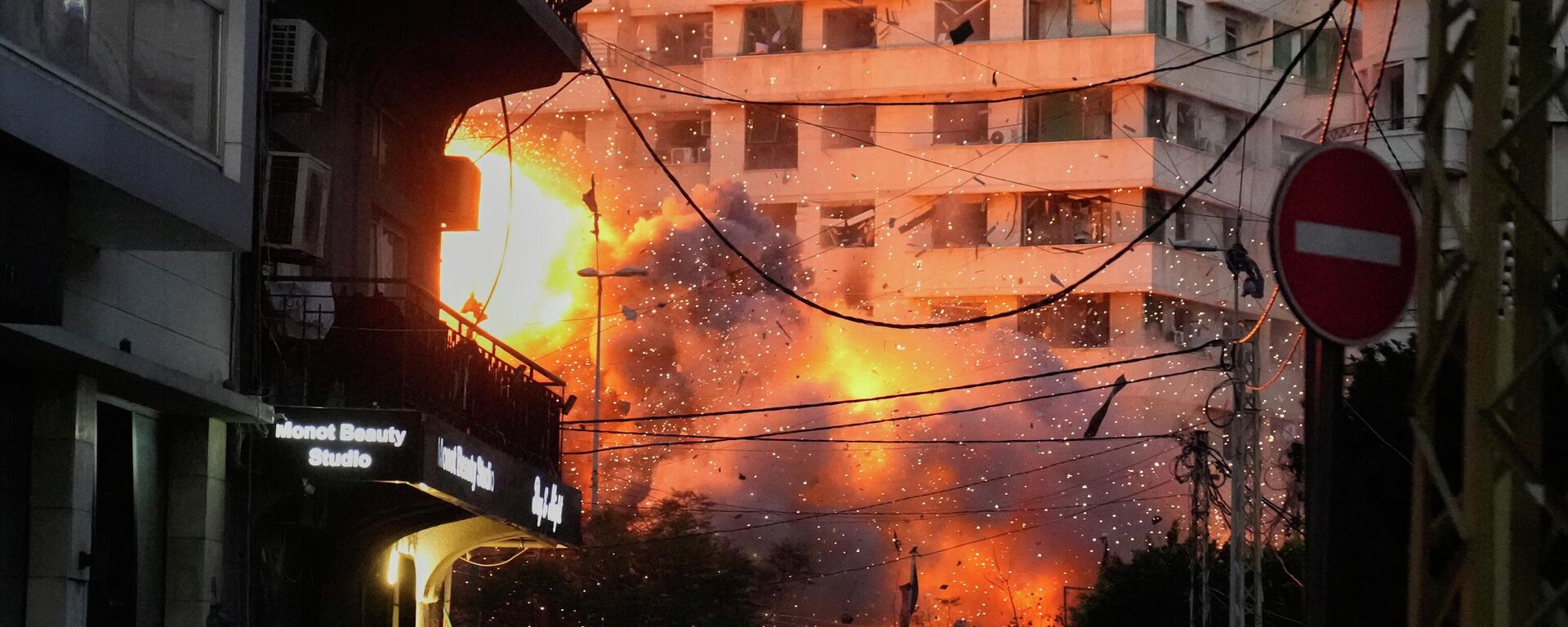 黎巴嫩真主党对以色列城市发动火箭弹袭击 - 俄罗斯卫星通讯社, 1920, 15.04.2026