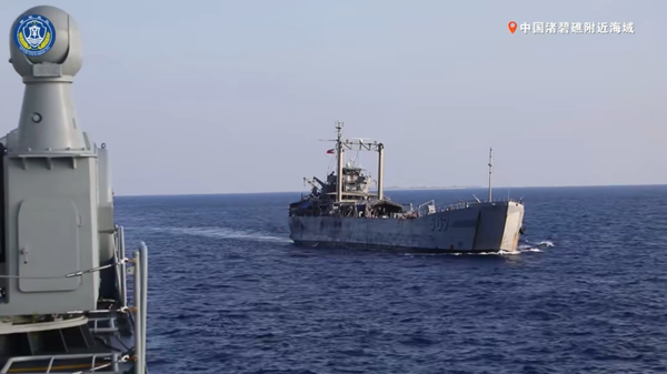 菲海軍艦艇危險接近中方艦艇 - 俄羅斯衛星通訊社